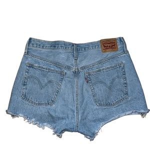 Levi 501 high waisted shorts
